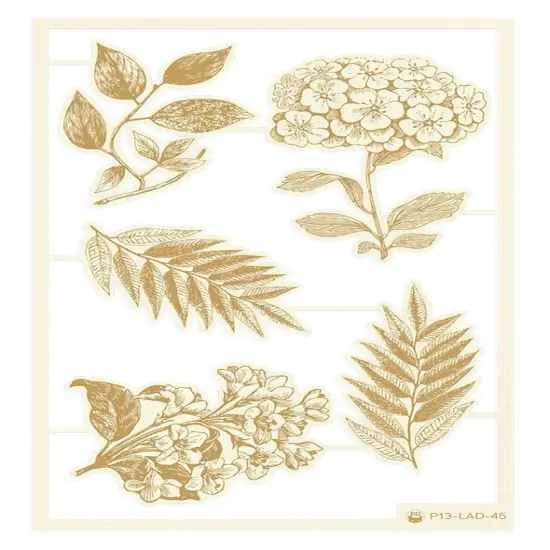 P13 Die-Cut Chipboard Embellishments 4"X6"-Lady's Diary #02, 5/Pkg {3}