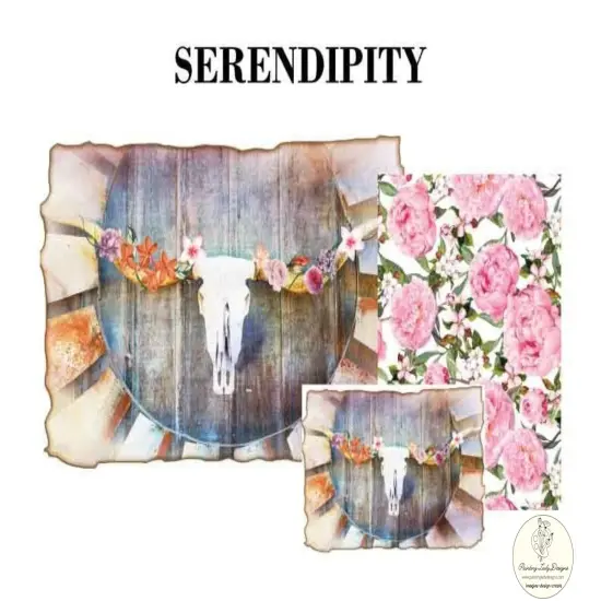 Serendipity Decoupage and Mixed Media Papers (large) {2}