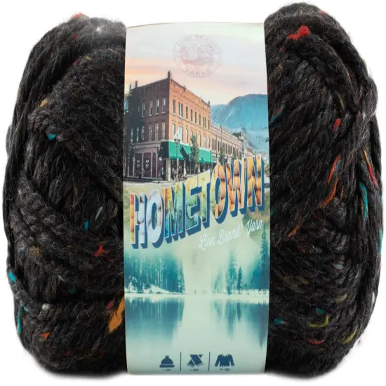 (12 Pack) Lion Brand Yarn Hometown Yarn, Cambridge Tweed {2}