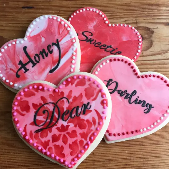 Terms of Endearment Cookie & Craft Stencil | CM082 by Designer Stencils | Cookie Decorating Tools | Baking Stencils for Royal Icing, Airbrush, Dusting Powder | Craft Stencils for Canvas, Paper, Wood | Reusable Food Grade Stencil {4}