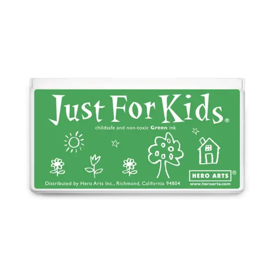 Jumbo Just for Kids Stamp Pad, Green, Pack of 2 {2}