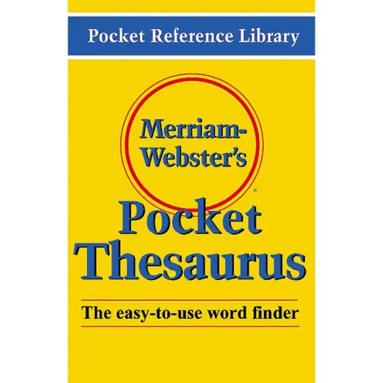 Pocket Thesaurus, Pack of 3 {2}