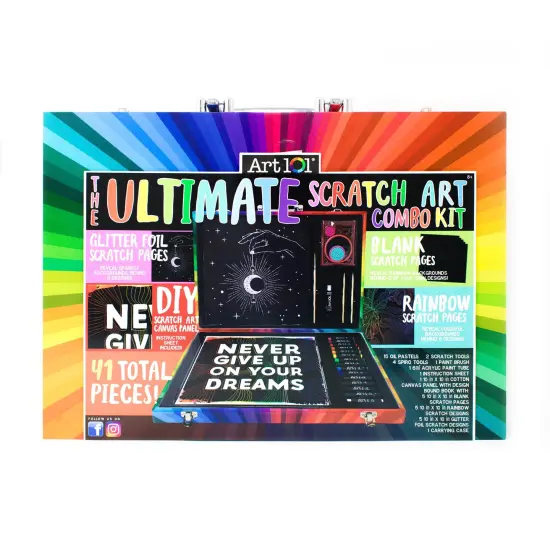Ultimate Scratch Art Combo Kit, 41 Pieces {1}