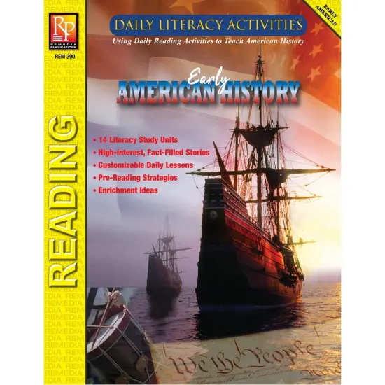 Daily Literacy Activities: Early American History Reading {1}