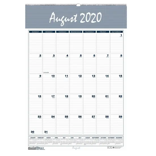 Bar Harbor Academic Wall Calendar, 12" x 17" {1}