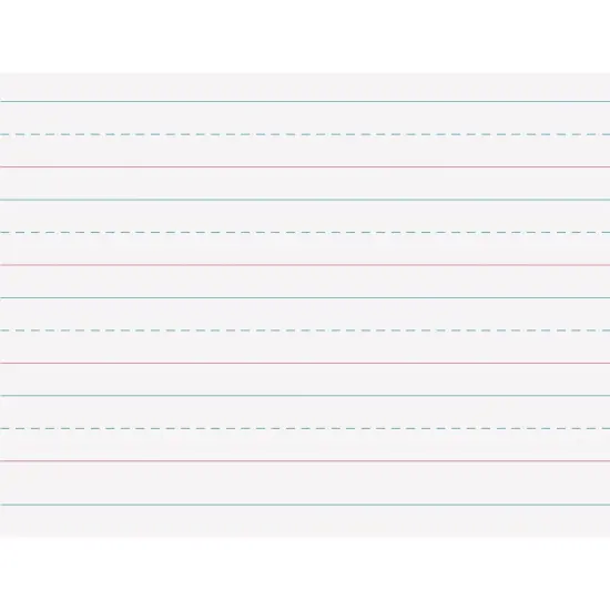 Multi-Program Handwriting Tablet, Zaner-Bloser, 1-1/8" x 9/16" x 9/16" Ruled Long, 10-1/2" x 8", 40 Sheets, Pack of 12 {3}