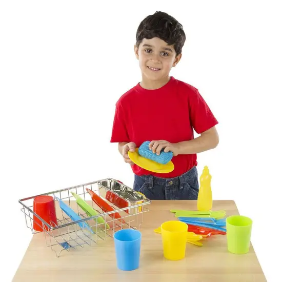 Let's Play House! Wash & Dry Dish Set {4}