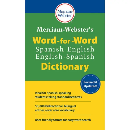 Merriam-Webster's Word-for-Word Spanish-English Dictionary, Pack of 3 {2}