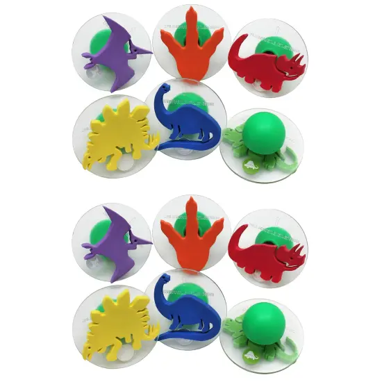 Giant Stampers - Dinosaurs - 6 Per Set - 2 Sets {1}
