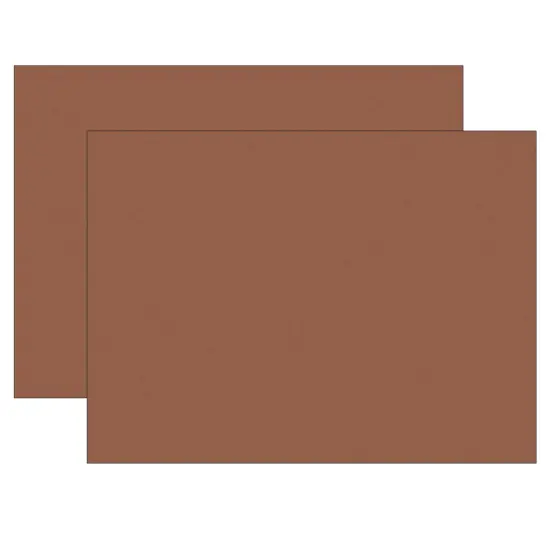 Construction Paper, Warm Brown, 18" x 24", 50 Sheets Per Pack, 2 Packs {1}