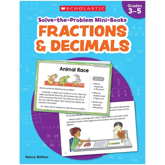 Solve-the-Problem Mini Books: Fractions & Decimals {1}
