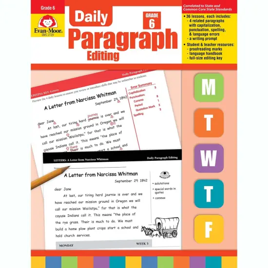 Daily Paragraph Editing Book, Grade 6 {1}