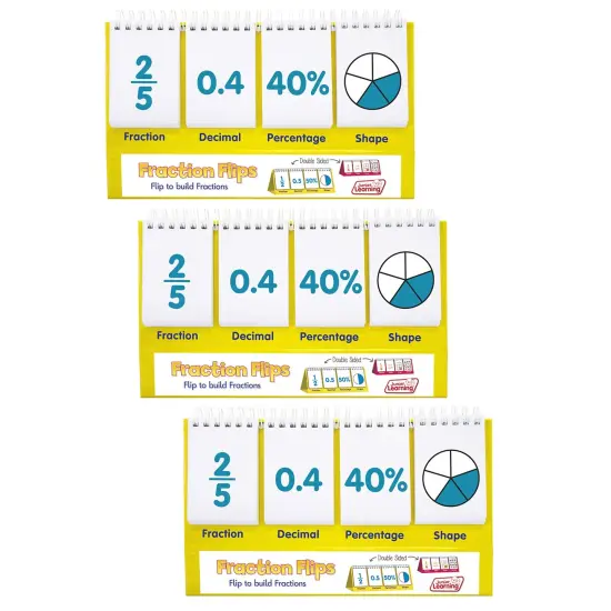 Fractions Flips, Pack of 3 {1}