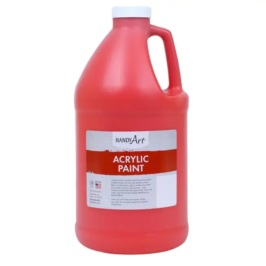Acrylic Paint Half Gallon, Vermilion {1}