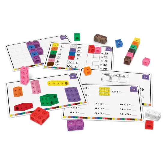 Mathlink Cube Math Activity Set {4}