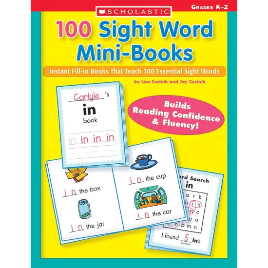 100 Sight Word Mini-Books Activity Book, Grades K-2 {1}