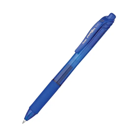 EnerGel-X&trade; Retractable Liquid Gel Pen, Blue, 0.7mm, Pack of 12 {1}