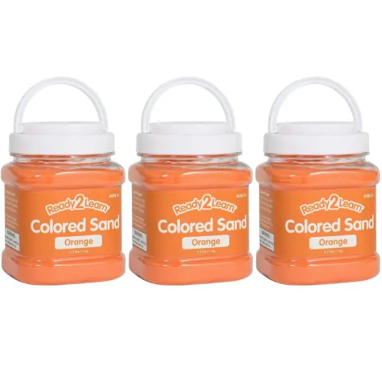 Colored Sand - Orange - 2.2 lb. Jar - Pack of 3 {1}