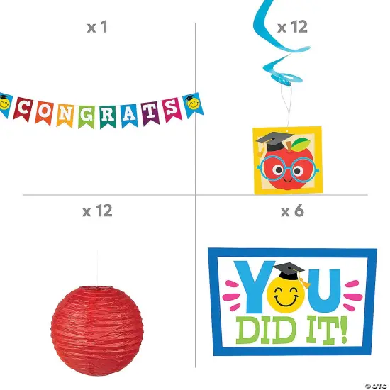 Elementary Graduation Decorating Kit - 31 Pc. {3}