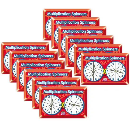 Multiplication Spinners, Pack of 12 {1}