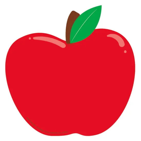 Apple Paper Cut-Outs, 36 Per Pack, 3 Packs {1}