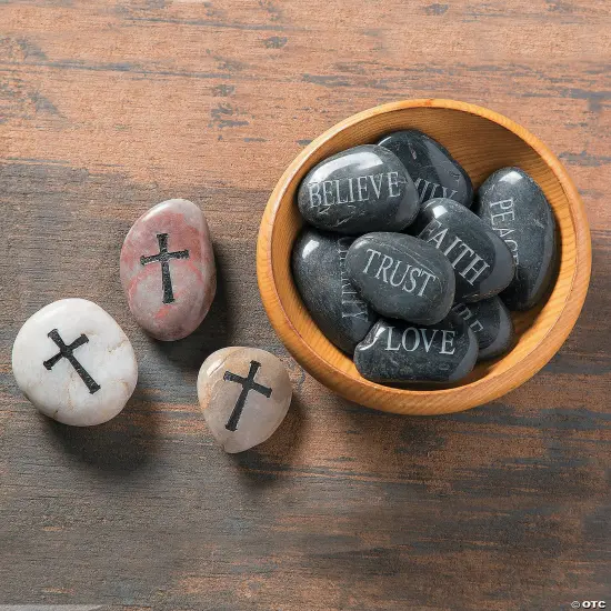 Faith Worry Stones - 12 Pc. {2}