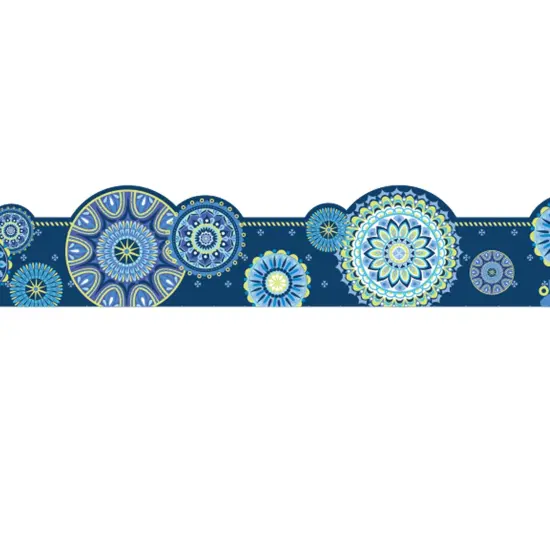 Blue Harmony Mandala Extra Wide Deco Trim, 37 Feet Per Pack, 6 Packs {2}