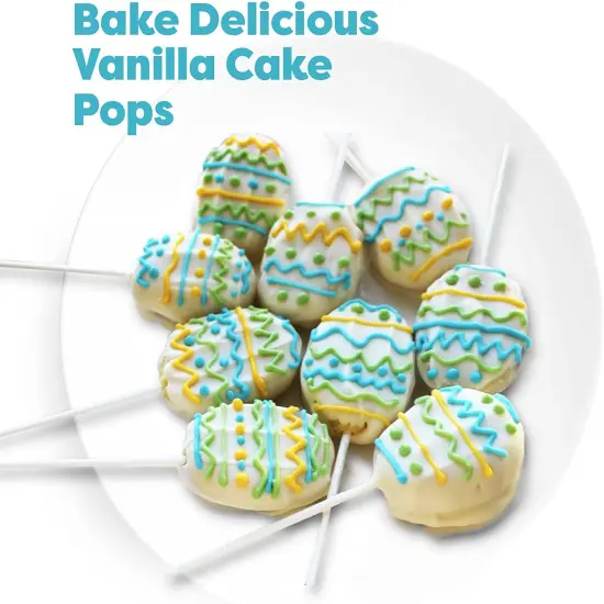 BAKETIVITY Kids Baking DIY Activity Kit - Bake Delicious Vanilla Cake Pops with Pre-Measured Ingredients {2}