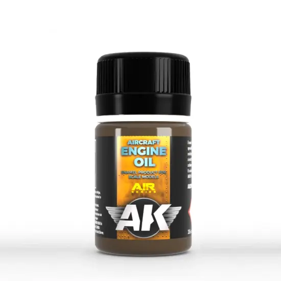 AK Interactive: Aircraft Engine Oil (35ml Bottle) {1}