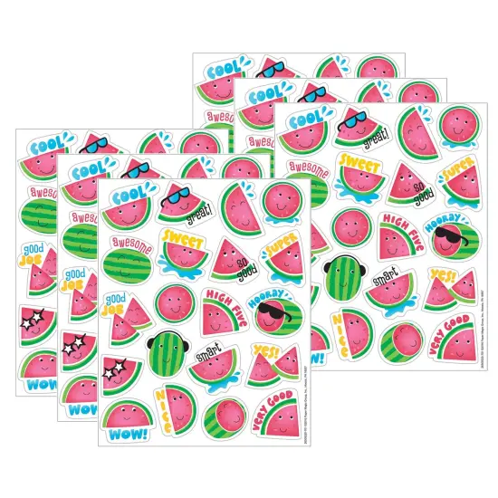 Watermelon Scented Stickers, 80 Per Pack, 6 Packs {1}