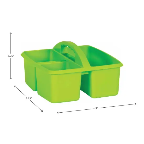 Lime Plastic Storage Caddy, Pack of 6 {5}