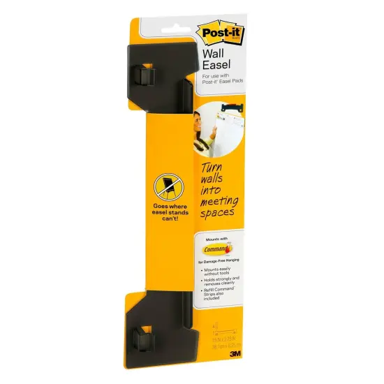 Wall Easel, 15 in x 3.25 in, Smoke Gray, Pack of 2 {1}