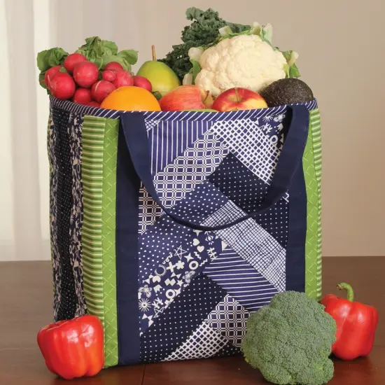 June Tailor Quilt As You Go Utility Shopper's Totes 3/Pkg {4}