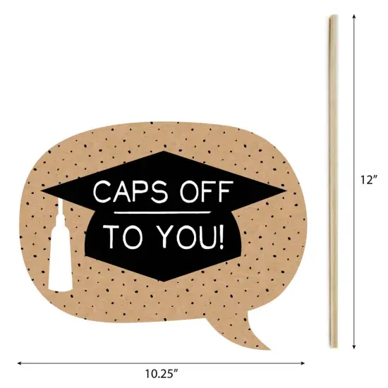 Big Dot of Happiness Funny Bright Future - Graduation Party Photo Booth Props Kit - 10 Piece {4}