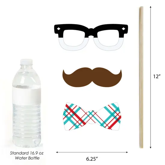 Big Dot of Happiness 50's Sock Hop - 1950's Rock N Roll Party Photo Booth Props Kit - 20 Count {6}