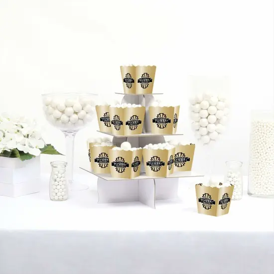 Big Dot of Happiness Roaring 20's - Party Mini Favor Boxes - 1920s Art Deco Jazz Party Treat Candy Boxes - Set of 12 {4}
