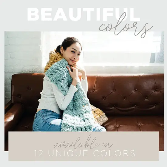 (Pack of 3) Lion Brand Go For Fleece Sherpa Yarn-Cream {2}