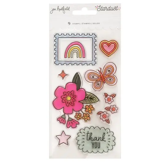 Jen Hadfield Stardust Clear Stamps 9/Pkg {1}