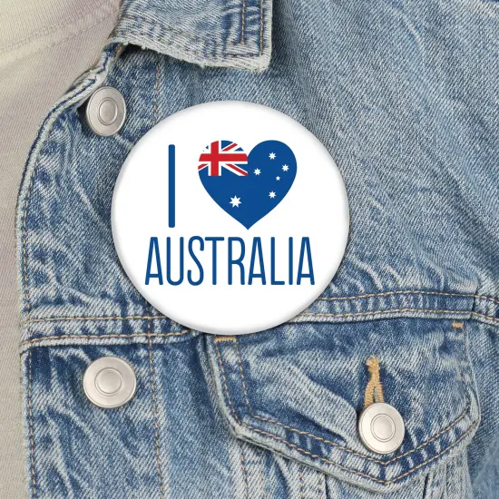 Big Dot of Happiness Australia Day - 3 inch G&rsquo;Day Mate Aussie Party Badge - Pinback Buttons - Set of 8 {4}