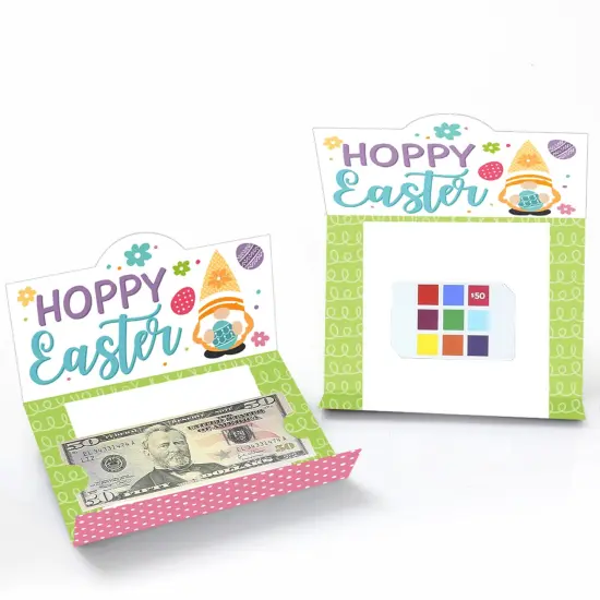 Big Dot of Happiness Easter Gnomes - Spring Bunny Party Money and Gift Card Holders - Set of 8 {3}