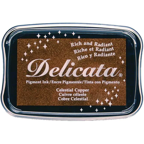 Delicata Pigment Ink Pad-Celestial Copper {1}