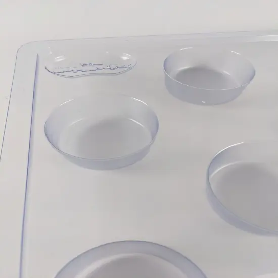 Sunshine Candle Works Soapmaking 6 Bar Soap Mold Round 2.5 Oz Each {3}