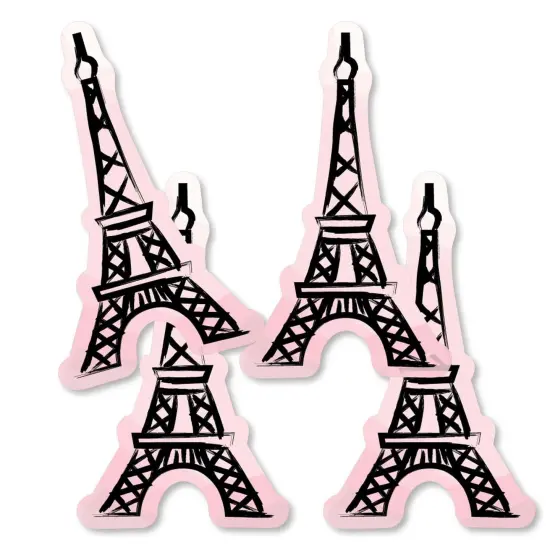 Big Dot of Happiness Paris, Ooh La La - Eiffel Tower Decorations DIY Paris Themed Baby Shower or Birthday Party Essentials - Set of 20 {3}