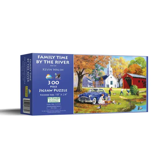 Sunsout Family Time by the River 300 pc Jigsaw Puzzle 13735 {3}