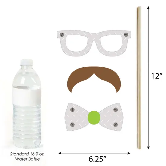 Big Dot of Happiness Smash and Crash - Monster Truck - Boy Birthday Party Photo Booth Props Kit - 20 Count {6}