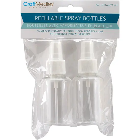 Craft Medley Refillable Spray Bottles 2/Pkg-2.6oz {1}