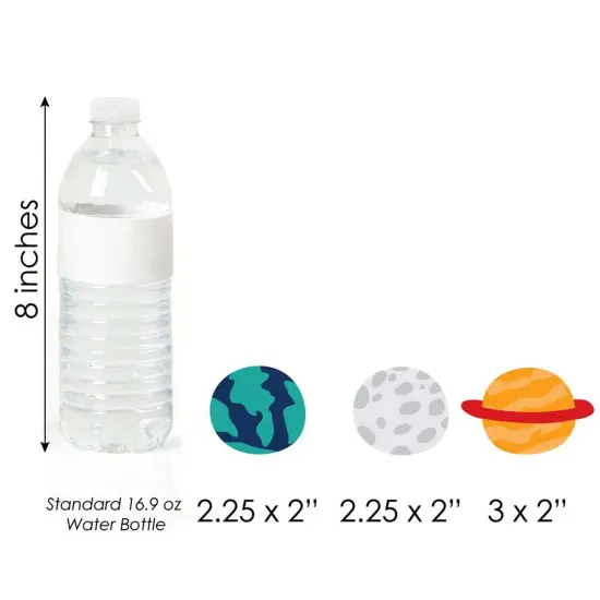 Big Dot of Happiness Blast Off to Outer Space - DIY Shaped Rocket Ship Baby Shower or Birthday Party Cut-Outs - 24 Count {7}