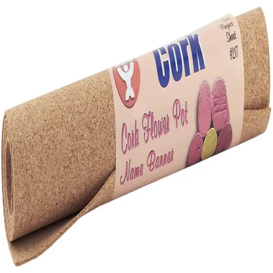 Hygloss Cork Sheets 2mm Thick-12"X24" Rolled {2}