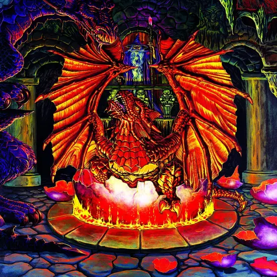 Sunsout Birth of a Fire Dragon 1000 pc Jigsaw Puzzle 20144 {1}