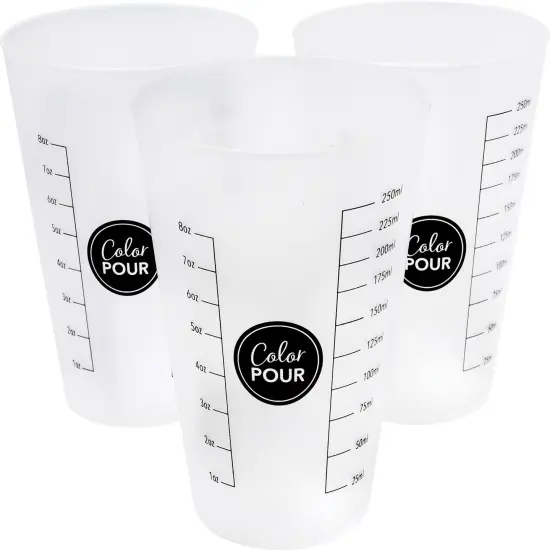 American Crafts Color Pour Measuring Cups 4/Pkg {3}